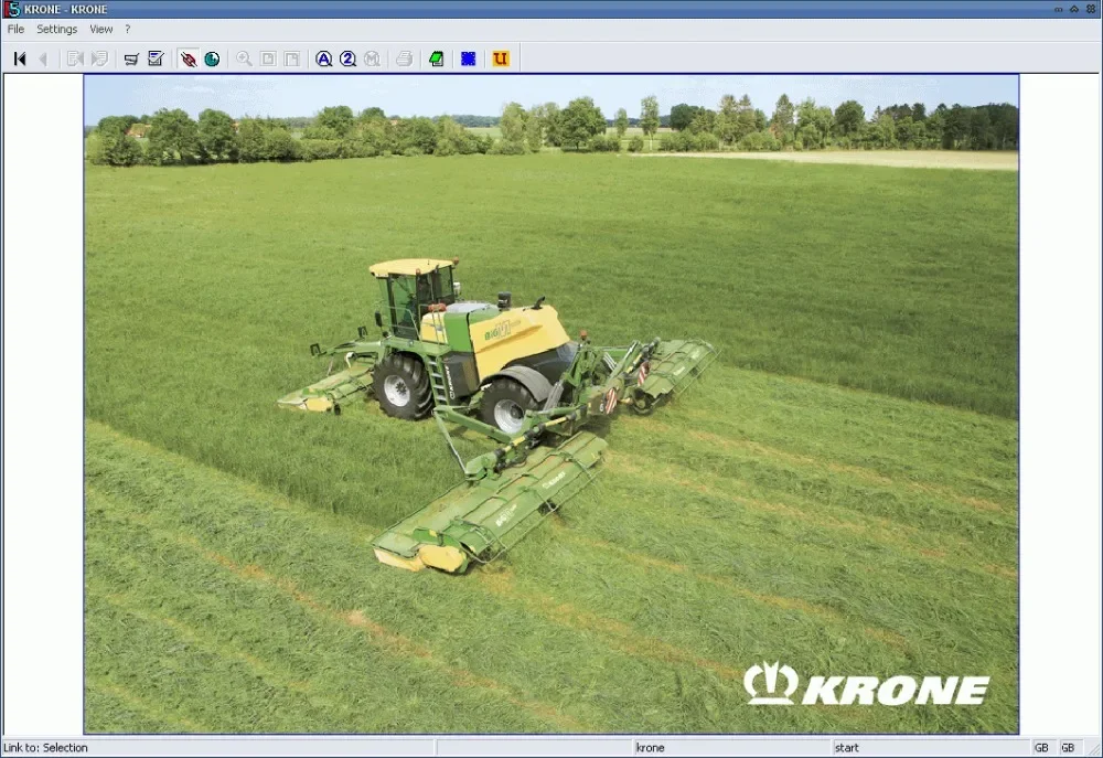 AutoDVD Krone Spare parts catalog for agriculture 2013