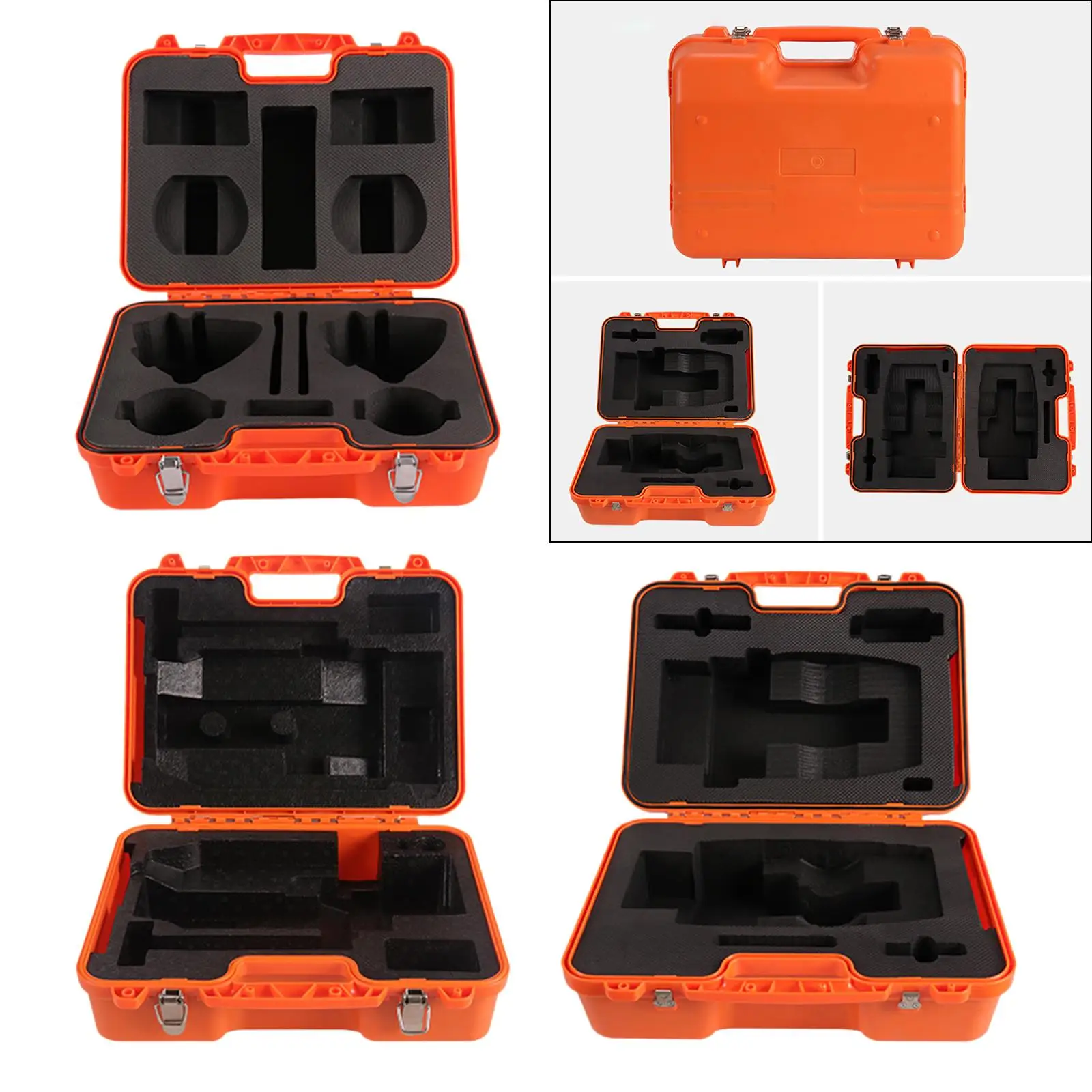 

Level Carrying Case Multiuse with Handle Waterproof Suitcase Storage Box for Level Instrument Tool Set Total Station Theodolite