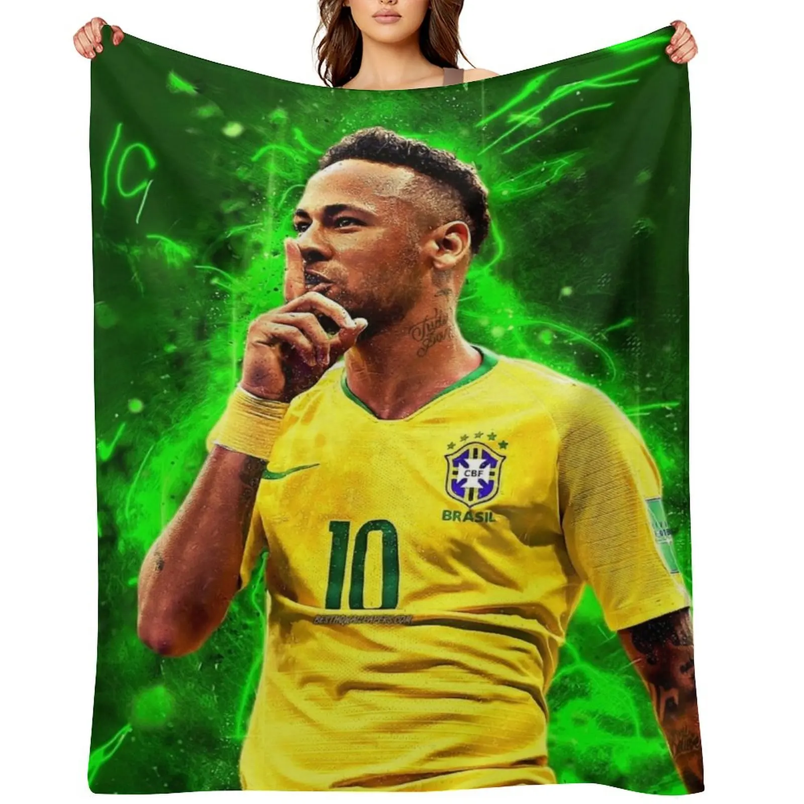 

Touch Green Throw Blanket Bed Quilt Sofas Blankets