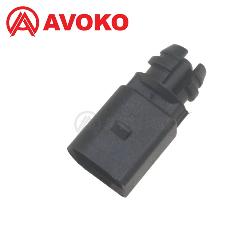 Ambient Outside Air Temperature Sensor With Electrical Harness 2 Pin Connector Plug 8Z0820535 For VW Volkswagen AUDI SEAT SKODA