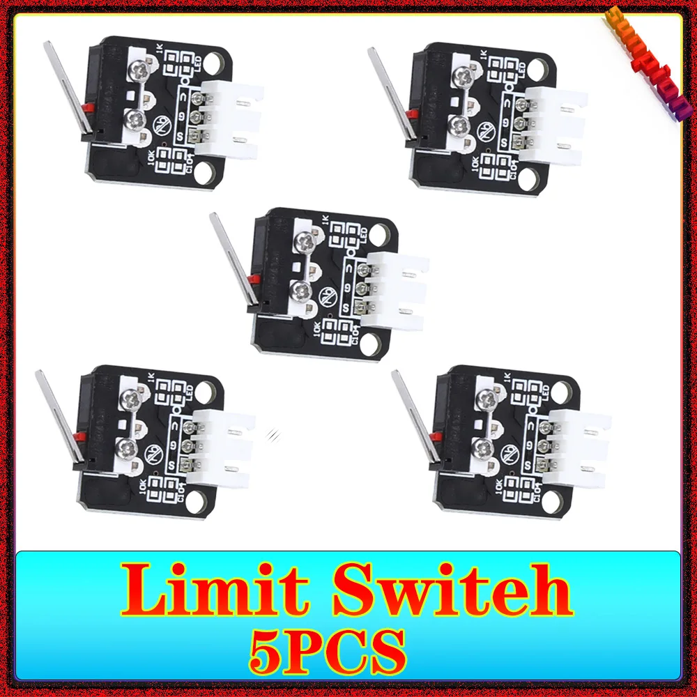 Creality 3PCS/5PCS Limit Switch for RAMPS 1.4 RepRap 3D Printer Accessories Ender 3/Ender 3 Pro/Ender 3 V2/Ender 5/CR-10 10S/S4