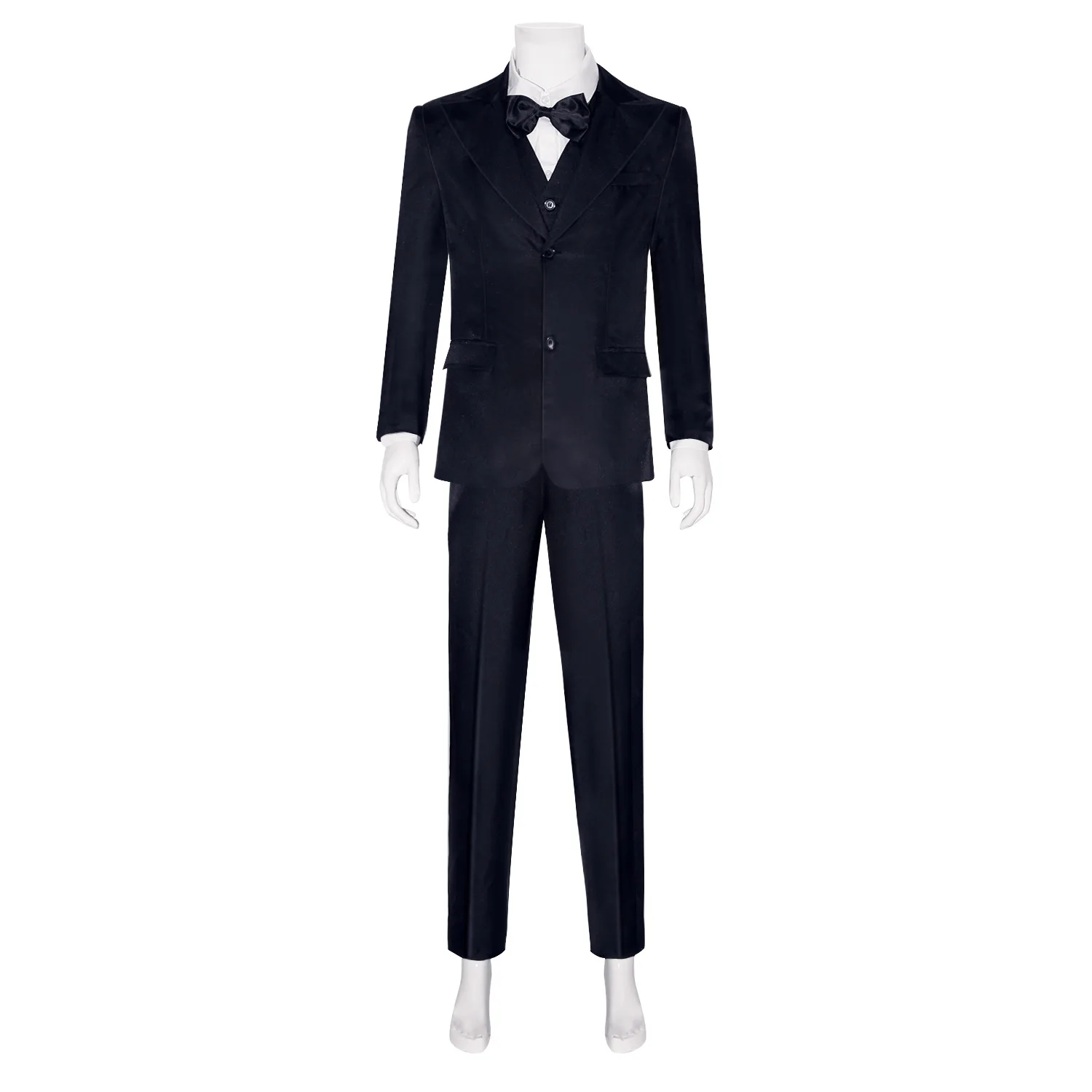 Adulto Arthur vestito bianco Costume di Halloween film Joker 2024 uomini Cosplay In nero