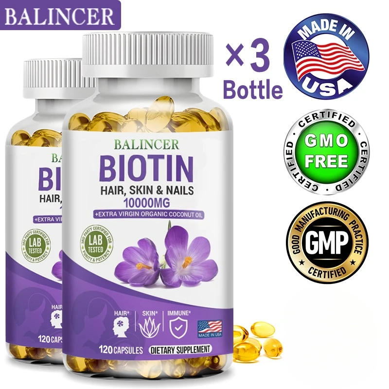 Balancer biotin supplement supports healthy hair, skin and nails, and a healthy immune system