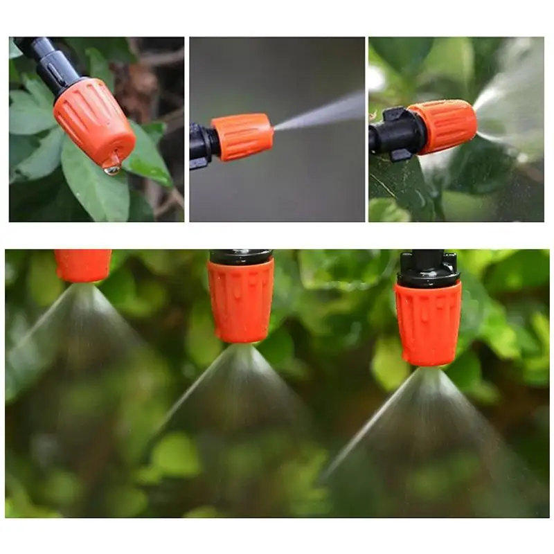 10PCS Hanging Misting Nozzle Fog Nozzle Hanging Anti Drip Misting Sprinkler Kits For Hoses Mist Water Sprayer view 3