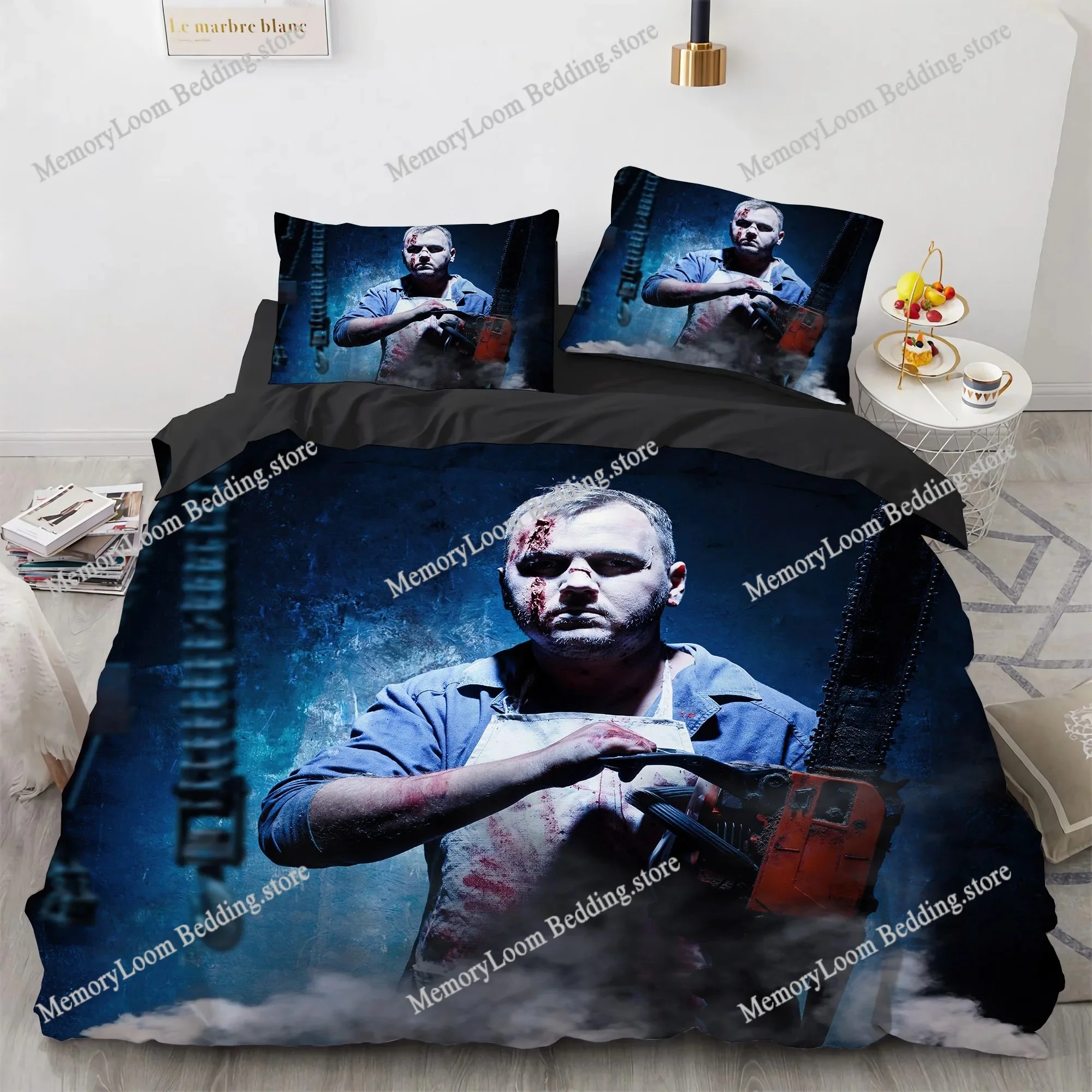 3D Printing Trendy Soft Resident-Evil Game Bedding Set Duvet Cover Pillowcase Comforter King/Queen Size Boys Adult Bed Set view 2