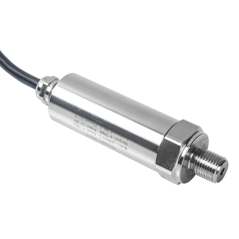 Pressure Transducer DC 24V Direct Lead Pressure Sensor 0-600bar 4-20mA 0-10V 0-5V RS485 M20*1.5 Water Pressure Transmitter