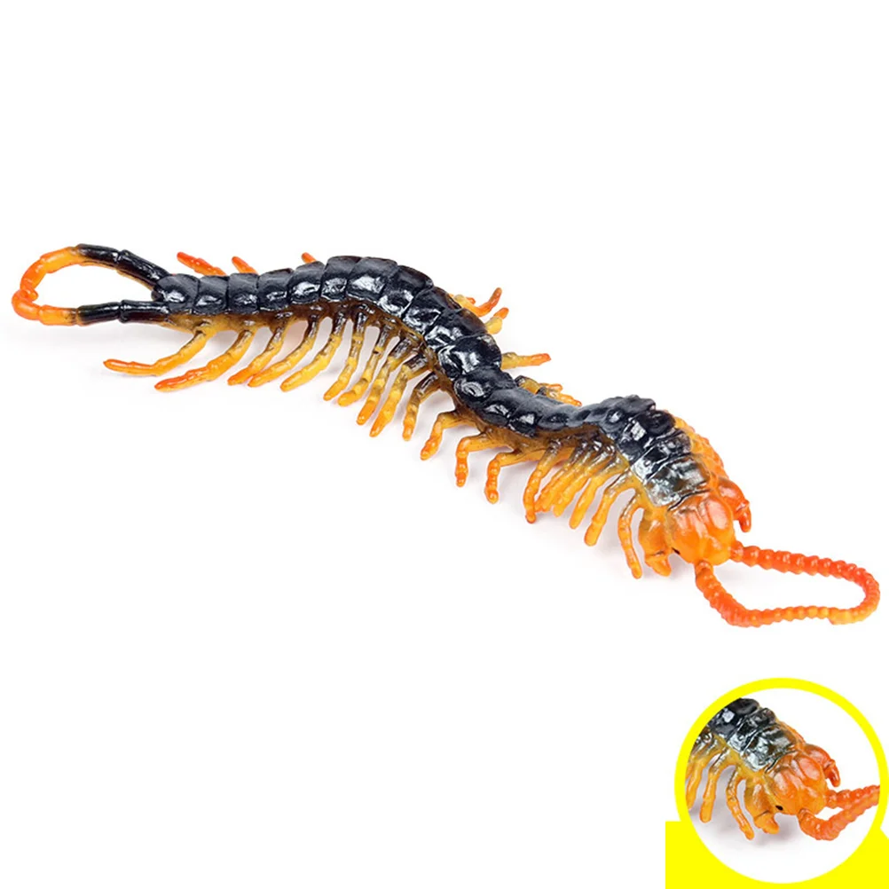 1PC Simulated Centipede Toys False Static Wildlife Model Decor Lifelike Centipedes Model Toy Funny Plastic Centipede Toys for Ki