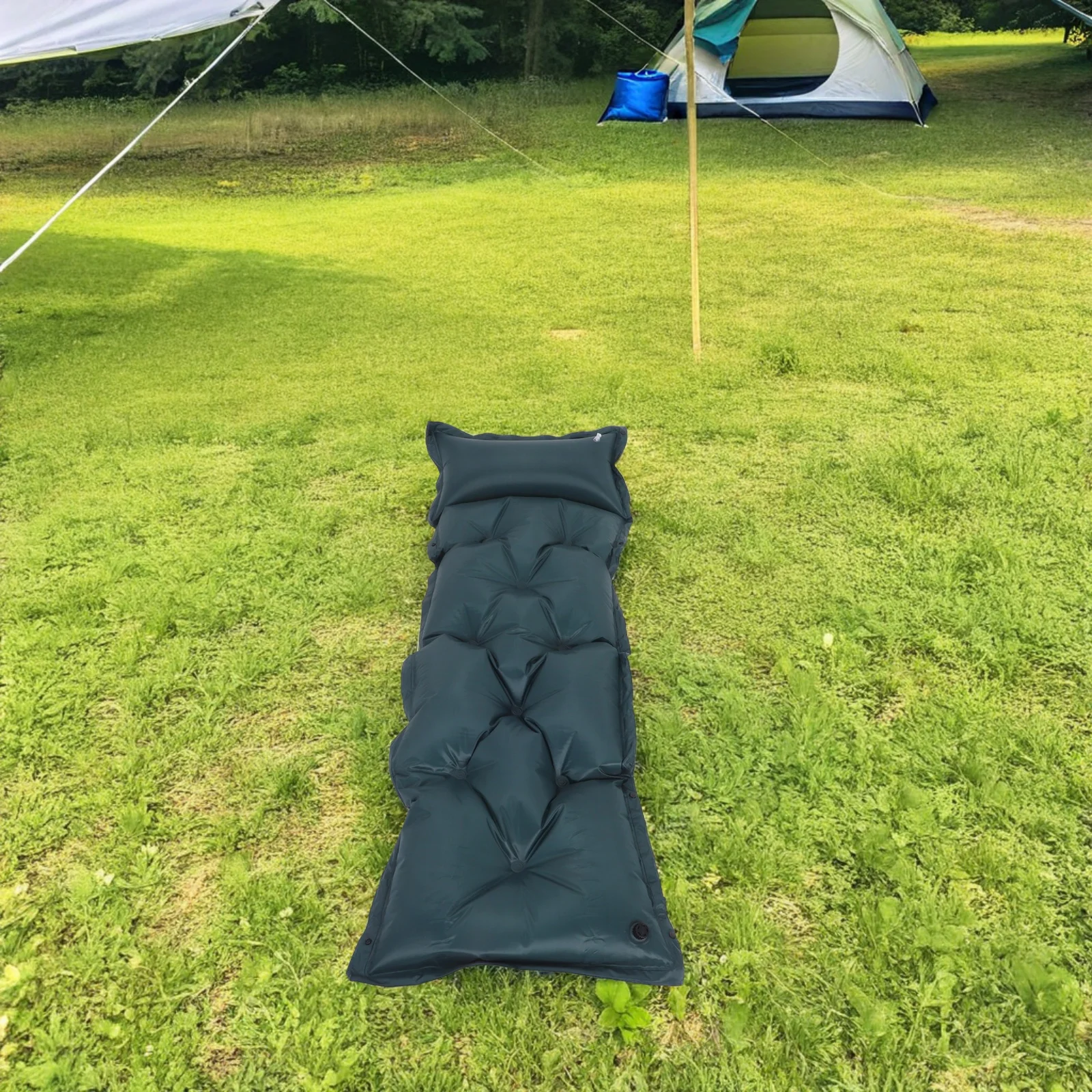 Materassino da campeggio Materasso gonfiabile autogonfiabile spesso Tappetino da esterno portatile impermeabile per escursioni con lo zaino in spalla