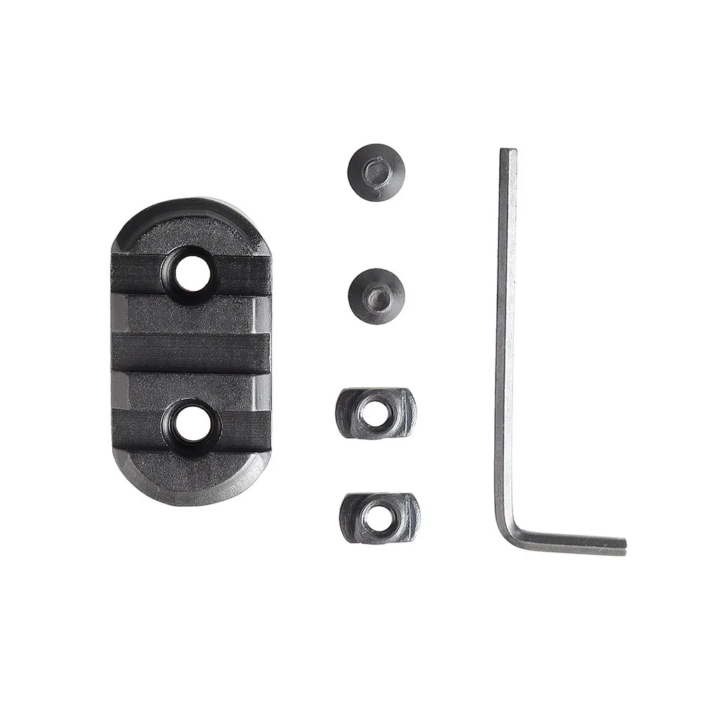 Taktische Aluminium-Picatinny-3-Slot-Führungsschiene 20mm Schienenadapter CNC-Aluminiumlegierung Zielfernrohr-Montageplatte – Detail 3