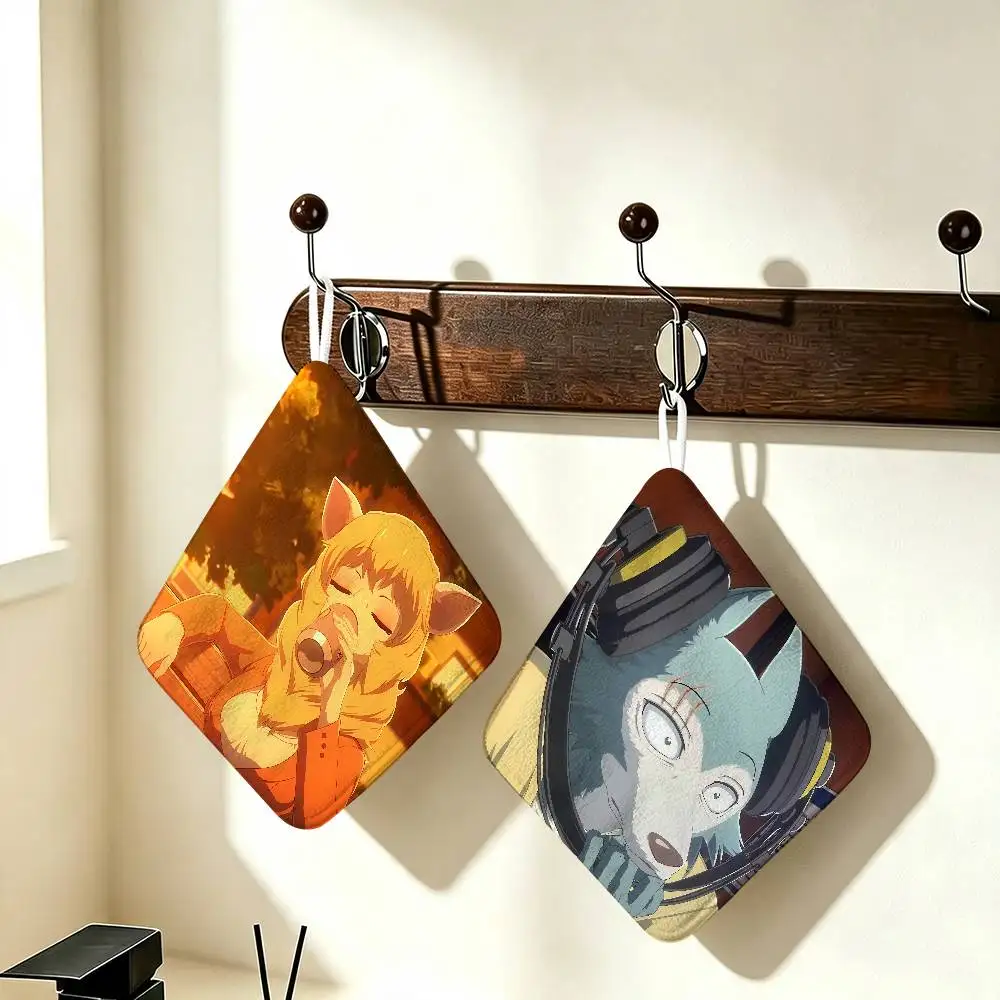 Anime B-Beastars Kitchen Hand Towel Soft Absorbent Bathroom Hanging Towel Cartoon Kids Wipe Handkerchief
