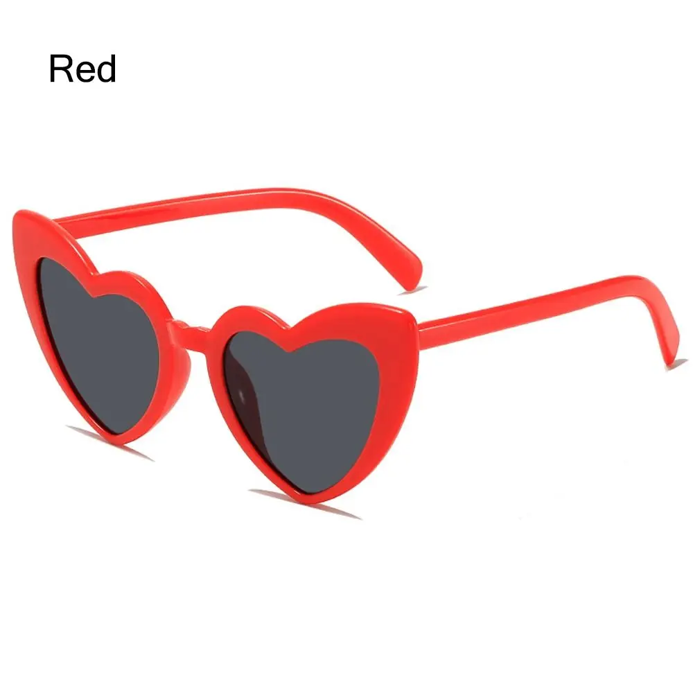 UV Protection Heart-Shaped Sunglasses Vintage Irregular Street Shooting Shades Fashion Trendy