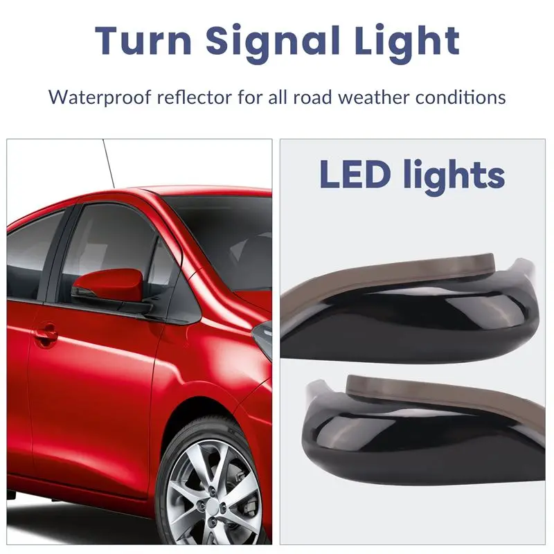 Reliable-Car LED Dynamic Rearview Mirror Light Turn Signal Indicator For Toyota Corolla Yaris XP130 Auris E180 Camry Prius - view 5