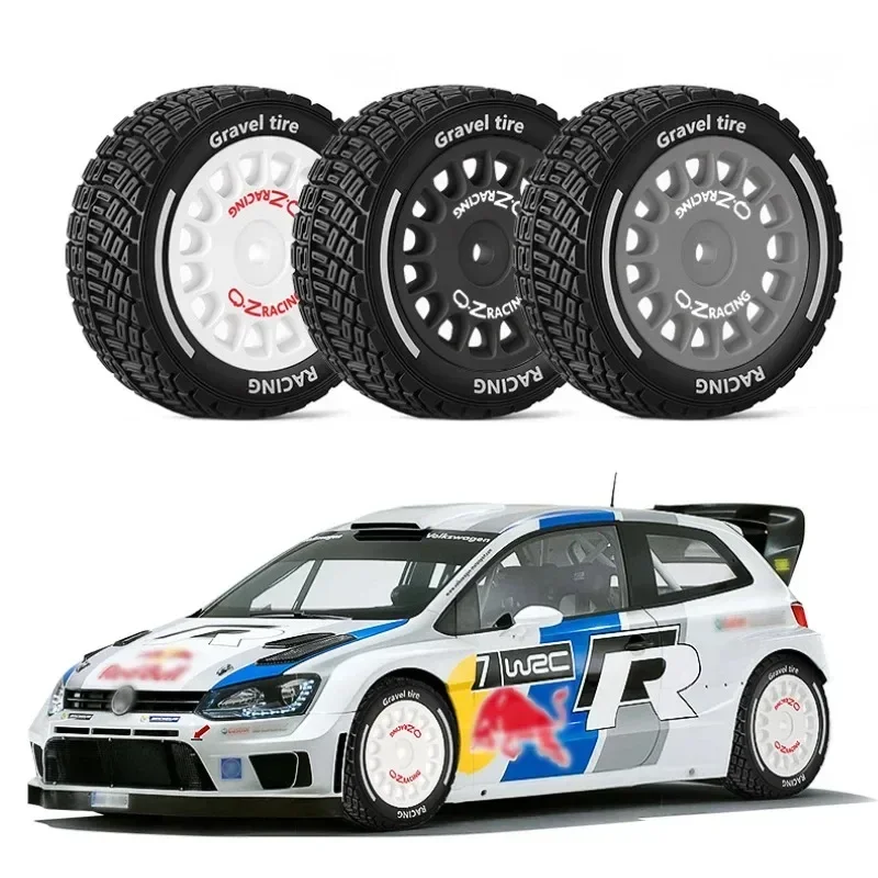 1/14 Scale Tires for MJX 14301 14302 14303 14304 On-Road & Rally Car Compatible with HPI Bburago Team Associated