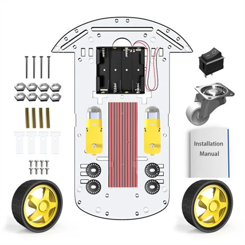 Smart Car Soldering DIY Kit Practice Soldering Learning Electronics Line Following Robot Beginners Project Kits DIY Electronics