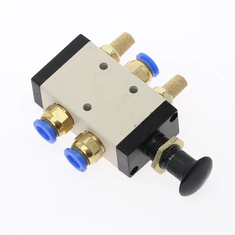 4R210-08 1/4" 2 Position 5 Port Pneumatic Control Valve Reversing valve Air Manual valves w Fittings Silencer