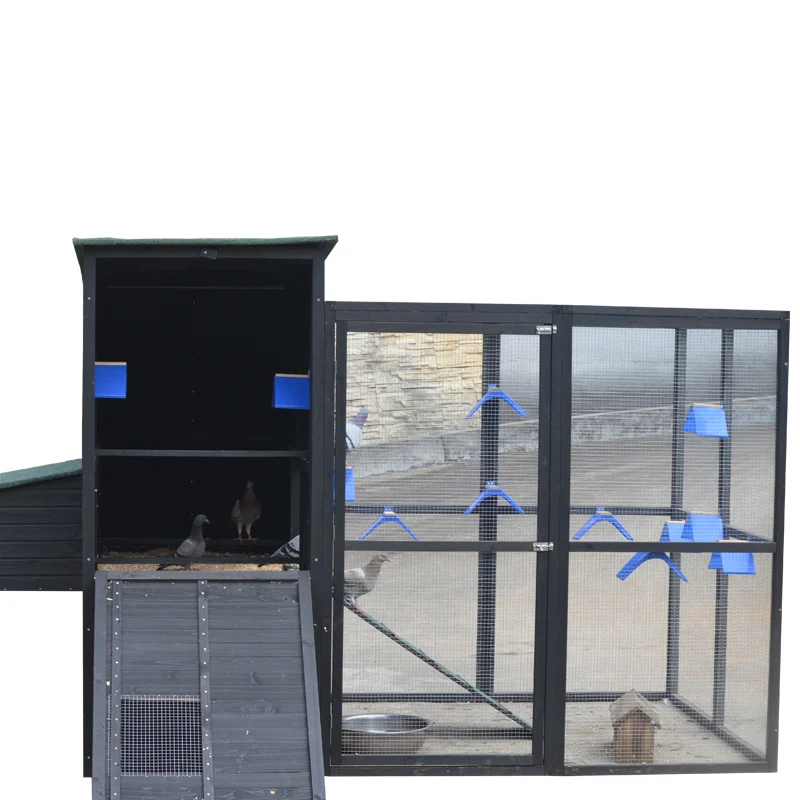 Outdoor pigeon cage, pigeon coop breeding shed, rainproof and anti-corrosion wooden birdcage