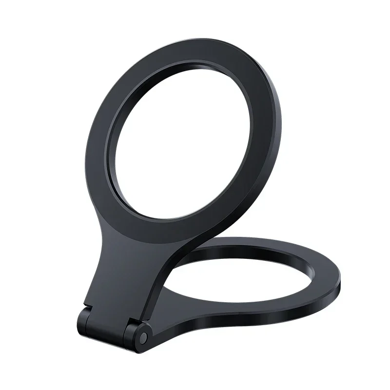 

Double Ring for MagSafe Strong Magnetic Alloy Folding Magnetic Desktop Phone Holder for iPhone 15 14 13 12 Pro Cell Phone Holder