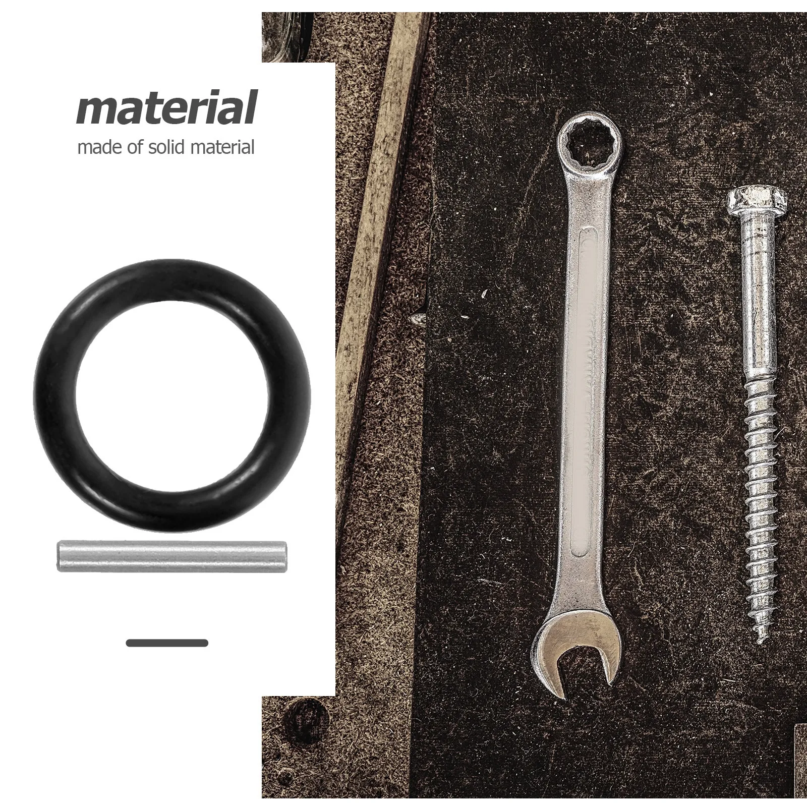 6 set Electric Wrench Socket Retainer Ring Set Drive Pin Stainless Steel Rubber Portable Tool Parts Accessory For Power Tools