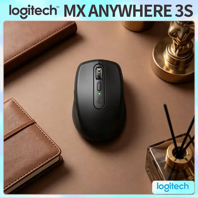 

Ergonomic MX Anywhere 3S - 8K DPI, Hyper-Scroll, Anti-Slip, Ideal for Vape Product Review Online Course & E-learning Desk Work