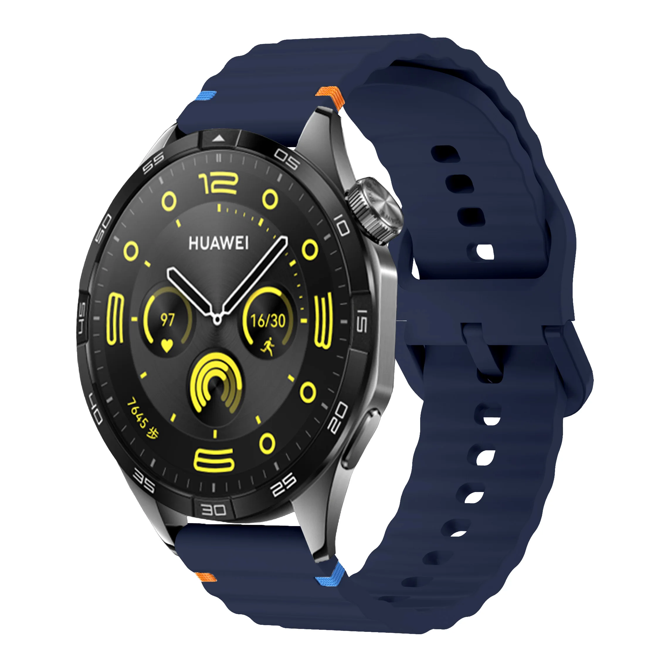 Cinturino per Huawei Ultimate Silicone impermeabile leggero 22mm universale per Huawei Watch 4 3 2 Ultimate GT3/GT2 Pro 46mm Band