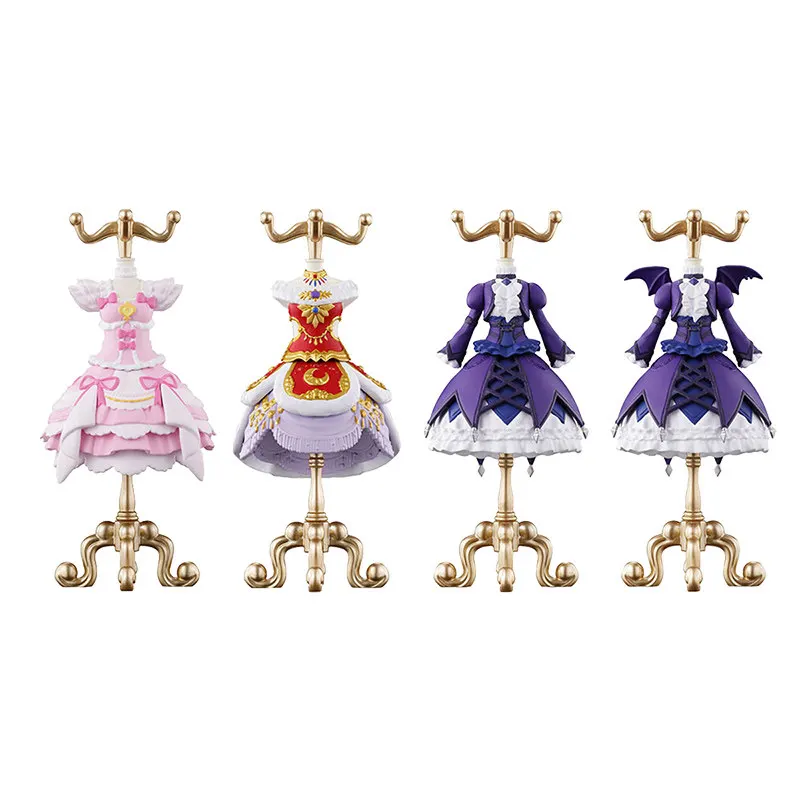 Bandai Aikatsu Capsule Torso Dress Hanger Rack Ichigo Hoshimiya Yurika Todo Mizuki Kanzaki 12cm Desktop Collectible Decor Toy view 3