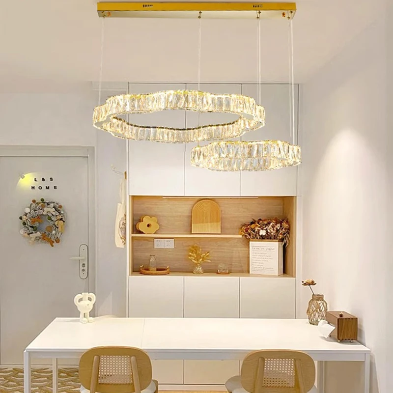 

Modern home decoration crystal chandelier, stair Pendant lamp, living room Pendant lights, interior lighting