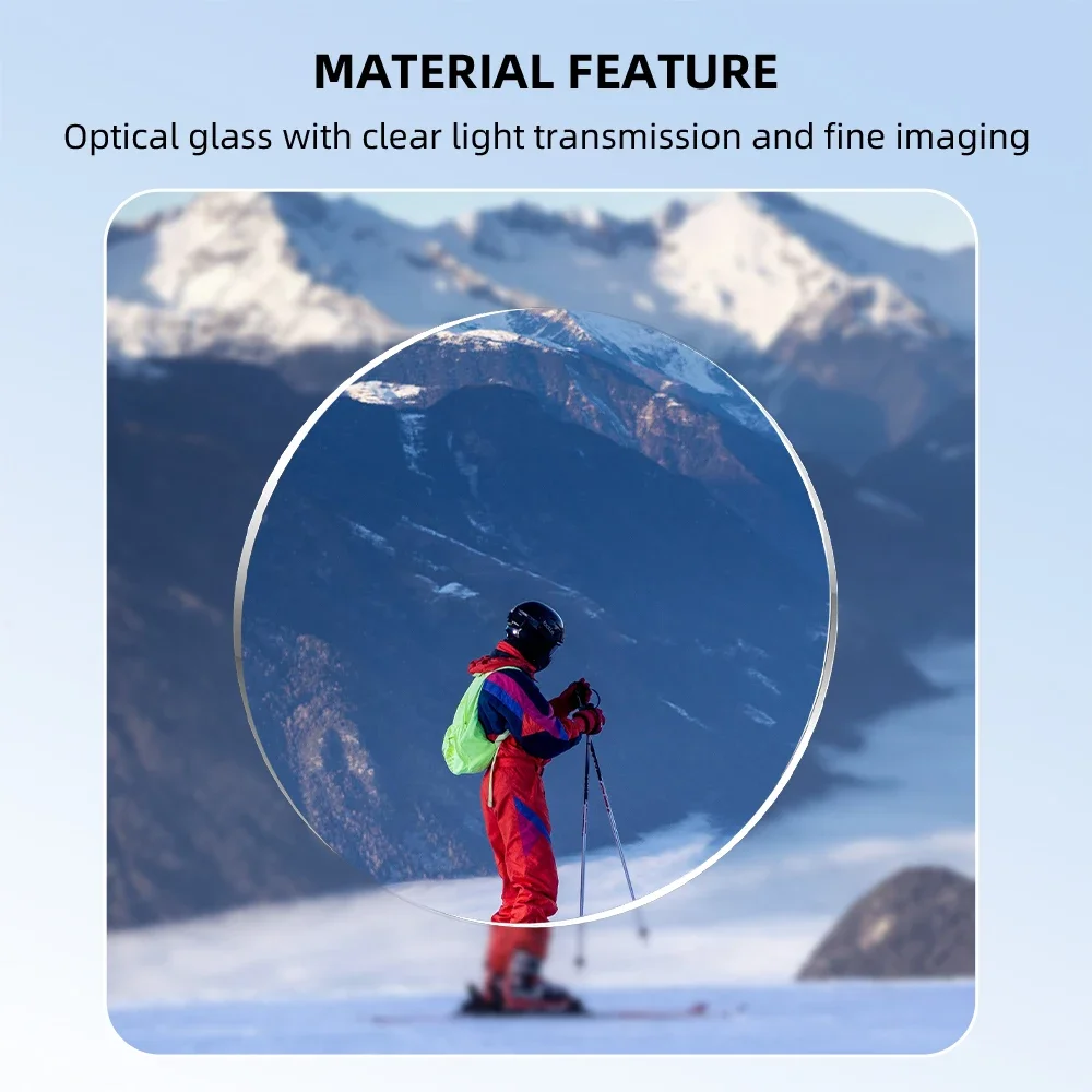 BRDRC Magnetisches Weitwinkelobjektiv Weiß für Insta360 Luna Ultra Kamera Erweiterte Weitwinkel-Filter Creator Fotografie-Zubehör – Detail 5