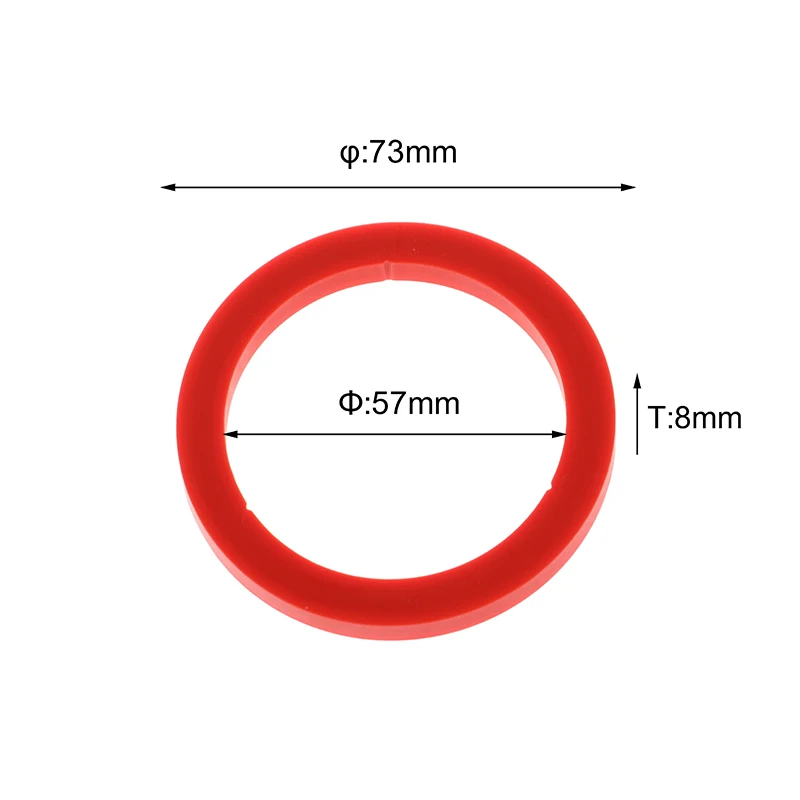 E61 Silikondichtung für die Brühgruppe, 8,0 mm, Brühkopf-Set für Gaggia-Kaffeemaschinen, O-Ring-Dichtung, Kaffeegeschirr, auslaufsichere Abdichtung, 73 x 57 x 8 mm. – Detail 7