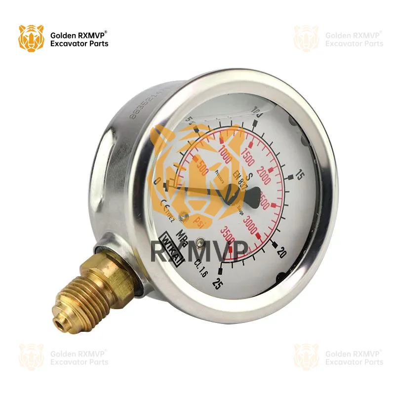 For Wika pressure gauge imported from Germany Wika hydraulic gauge shock resistant stainless steel test pilot  EN837-1