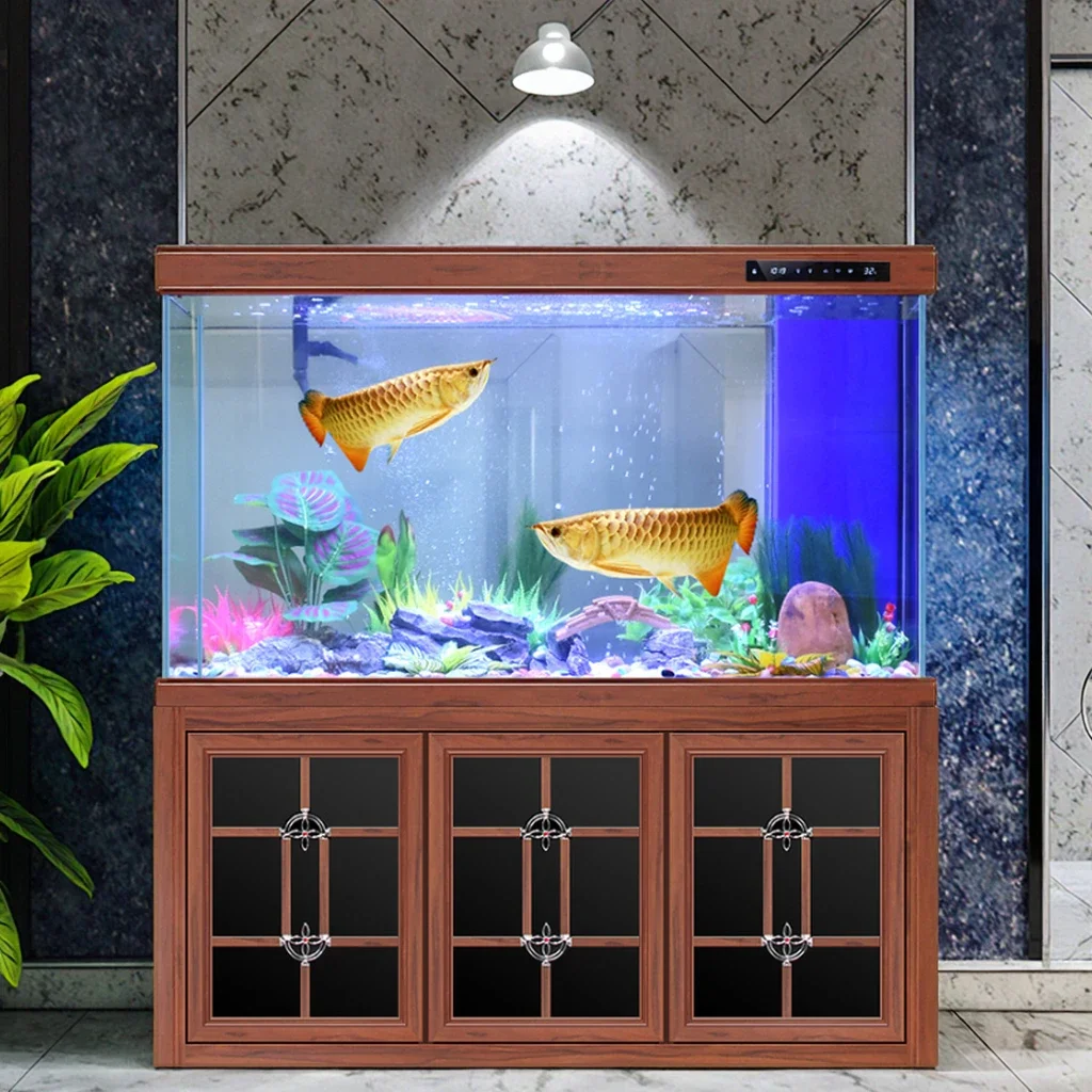 a forFactory Price Customized Goldfish Tank Eco-Friendly Indoor Fish Farming Isolation Box Made of Glass