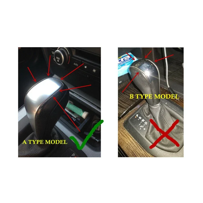 Fits for BMW 3 Series E91 E90 E92 E93 2006-2012 New Car Handbrake Sticker, Gear Shift Knob Shell, Car Gear Shift Head Sticker