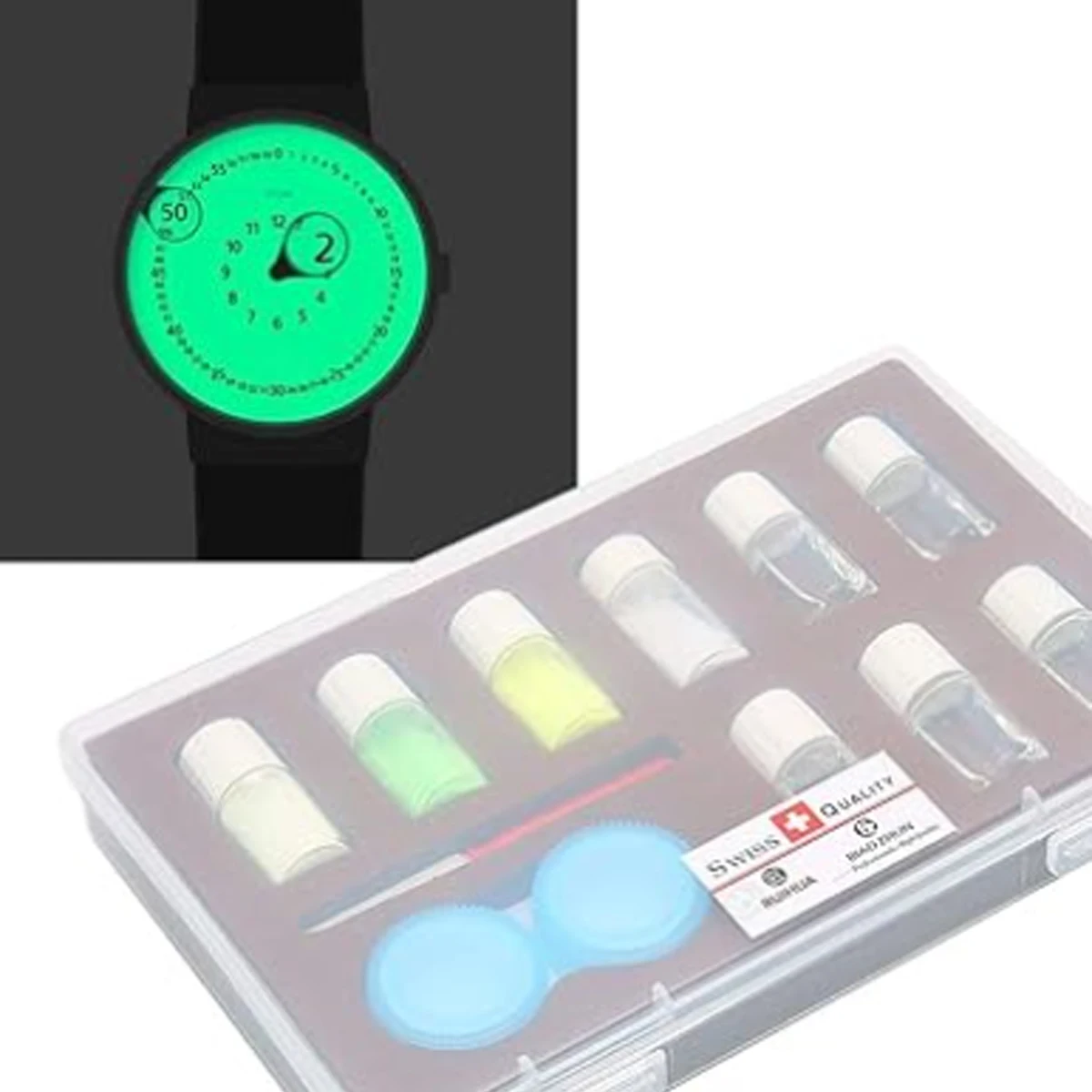 

4 Colors Professional Watch Luminous Fluorescent Powder Watch Repairing Tool Kit Watch Fluorescent Powder Watch Luminous Powder