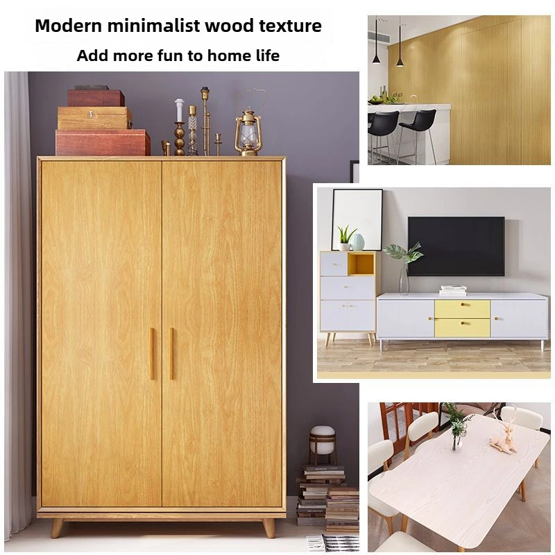 لفة ورق اتصال واسعة للغاية 40 سم 3M - بطانة خزانة قابلة للإزالة، لاصق خشبي مقاوم للماء للأدراج وخزانة الملابس والمطبخ DIY #5