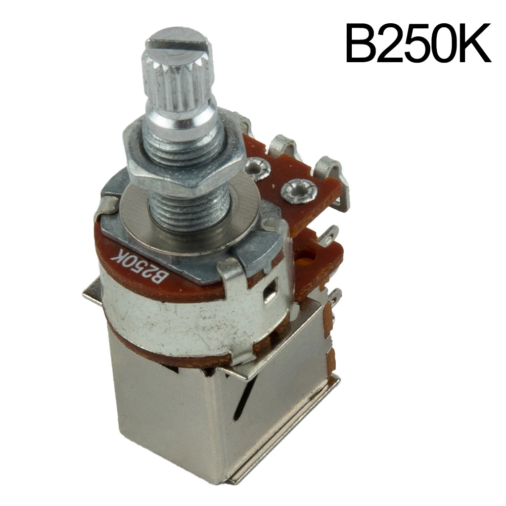 Brand New Guitar Potentiometer Push Pull Pots Accessories Audio Taper B250K Linear Taper Mounting Nut Part Parts