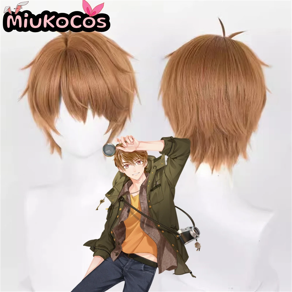 

В НАЛИЧИИ Парик для косплея Люк Pearce MiukoCosplay Game Tears of Themis Косплей