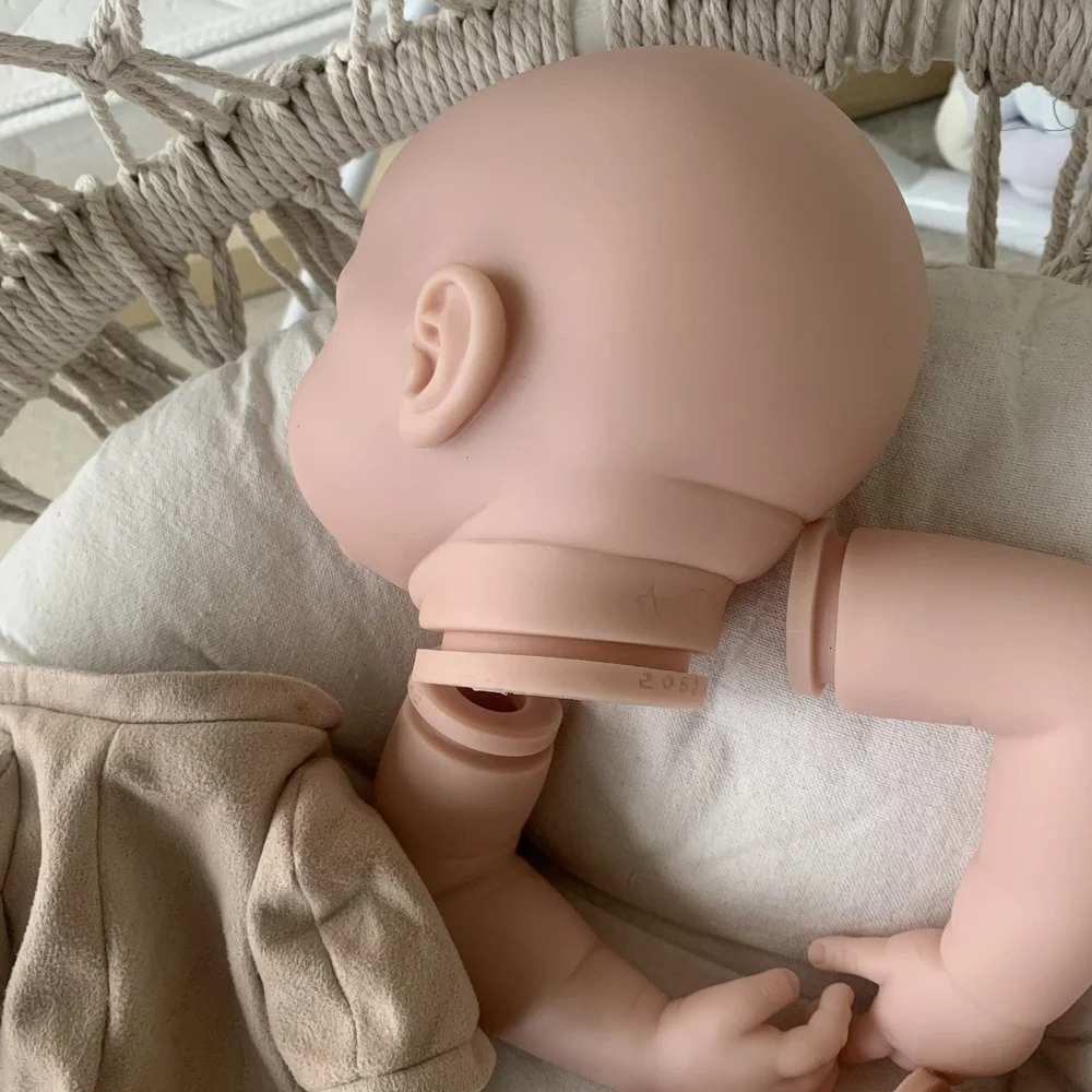 22inch Reborn Doll Kit 올리비아 소프트 터치 DIY Unpainted 미완성 인형 부품 몸과 눈 DIY 장난감 Bebe Reborn Supply