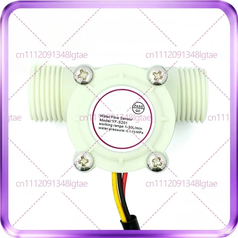 3pcs YF-S201 water flow sensor 4/6 points G1/2/3/4 interface FS300A water dispenser Hall flowmeter