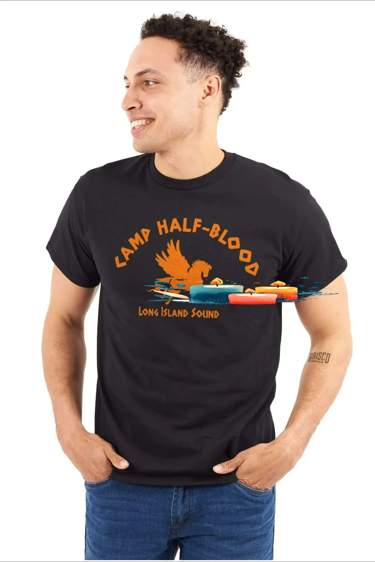 Camp Half Blood Greek Mythology Graphic T-Shirt 100% Cotton O-Neck Short Sleeve Summer Casual Mens T-shirt Streetwear
