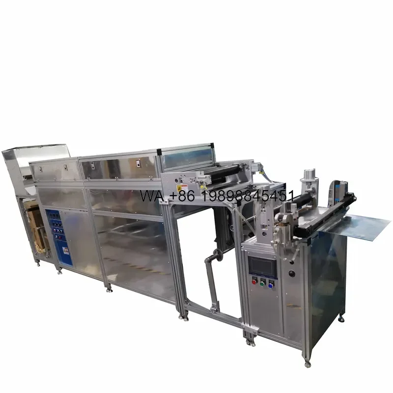 Wmwmnu Automatic Beeswax Melting Laminating Equipment Bee Wax Coater Coating for Honeycomb Foundation Making Tool