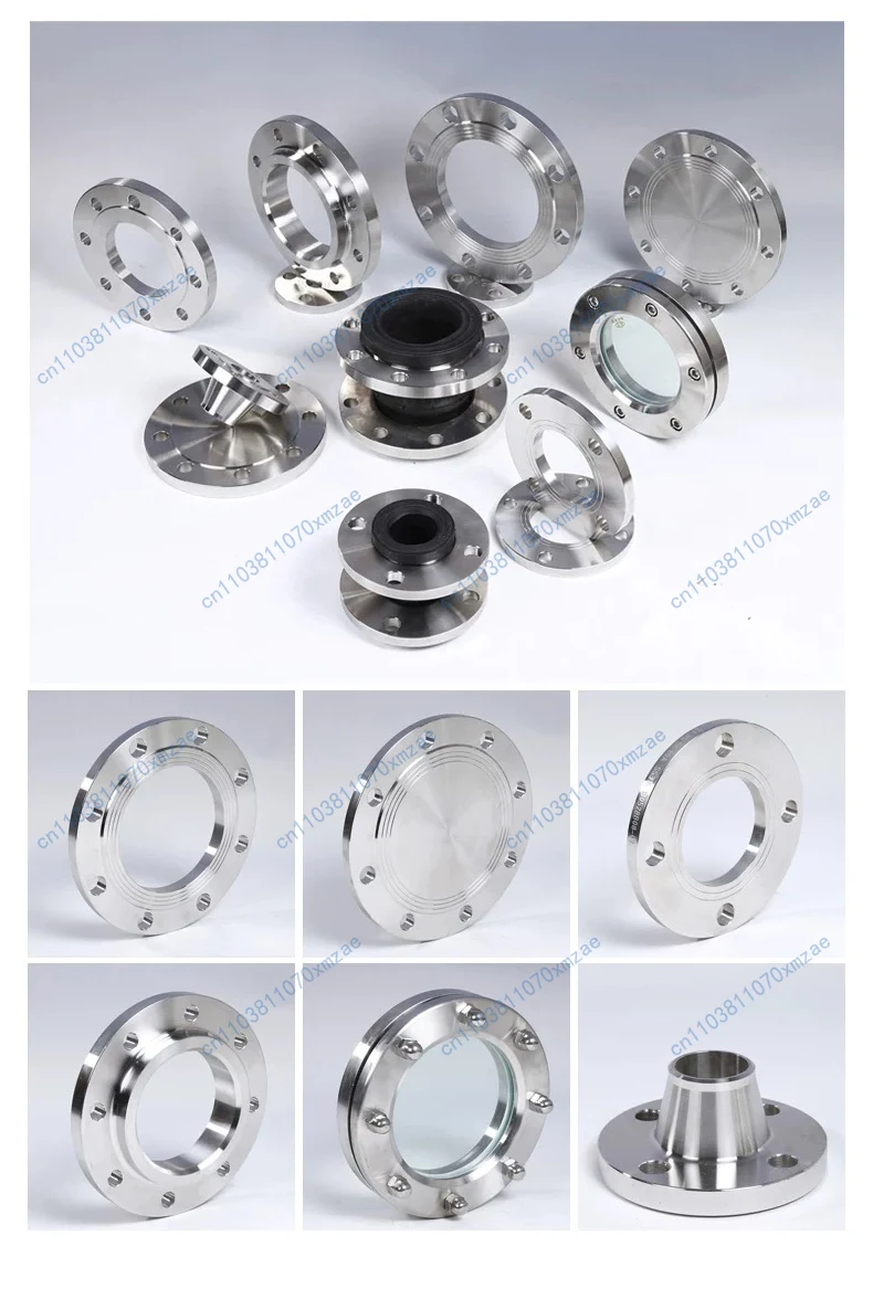 Bride de soudage plate en acier inoxydable 304, PN10 PN16, Non standard, personnalisée, DN15/20/25, 1 pièce