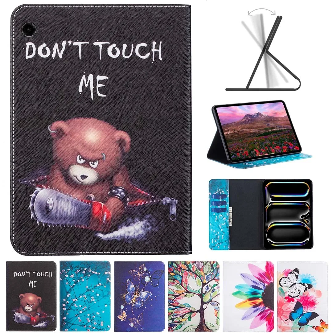 Tablet Case For Samsung Galaxy Tab A9 8.7 SM-X110 SM-X115 Wallet Flip Leather Back Cover Tab A9 Plus 11 SM-X210 SM-X215 SM-X216B