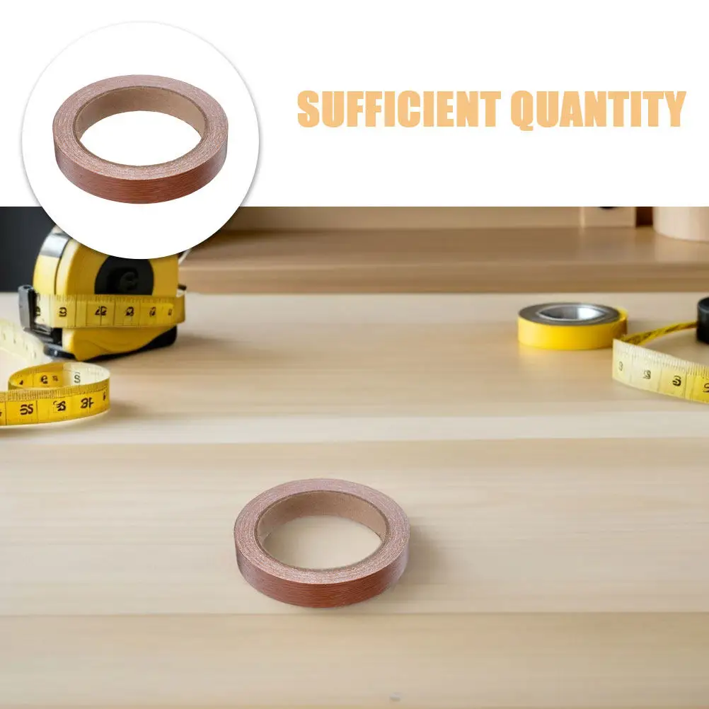 3 Rolls Wood Grain Edge Banding Tape Furniture Edge Protection Cabinet Repair DIY Home Decor Self Adhesive Waterproof
