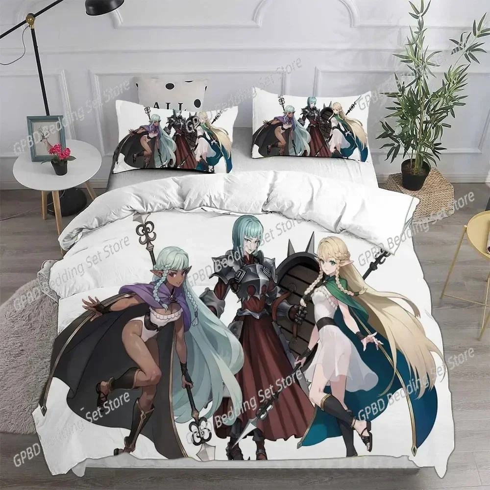 3D Printed Game Unicorn Overlord Bedding Set Single Twin Double Queen King Cal King Size Bed Linen Set