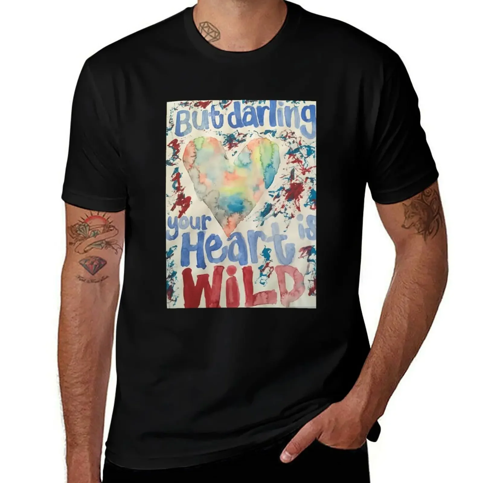 Wild Heart T-Shirt korean fashion essential t shirt big and tall t shirts for men