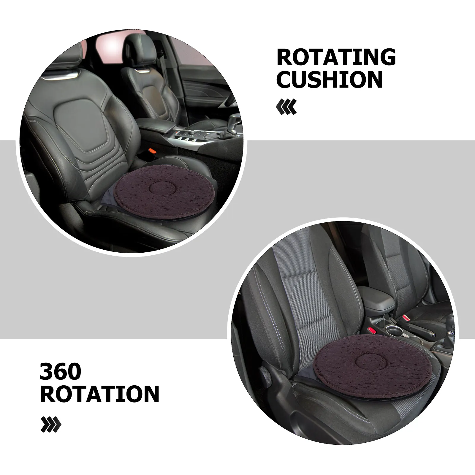 Rotating Cushion for Car Breathable Degree Swivel Seat Cushion Lightweight Portable Senior Aid Seat Pad