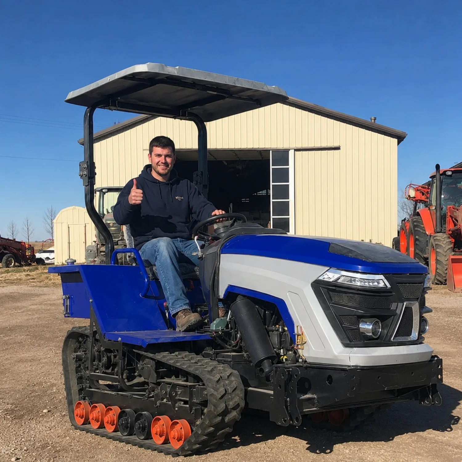 Heavy Equipment Landscaping - Professional Agricultural Tractor 60HP CE EPA