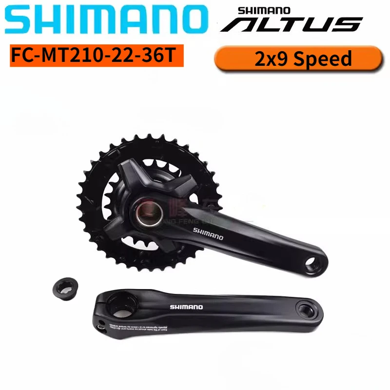 

SHIMANO ALIVIO M3100 MTB Crankset FC-MT210-2 36-22T 170mm- 2x9-speed Original Parts Supply