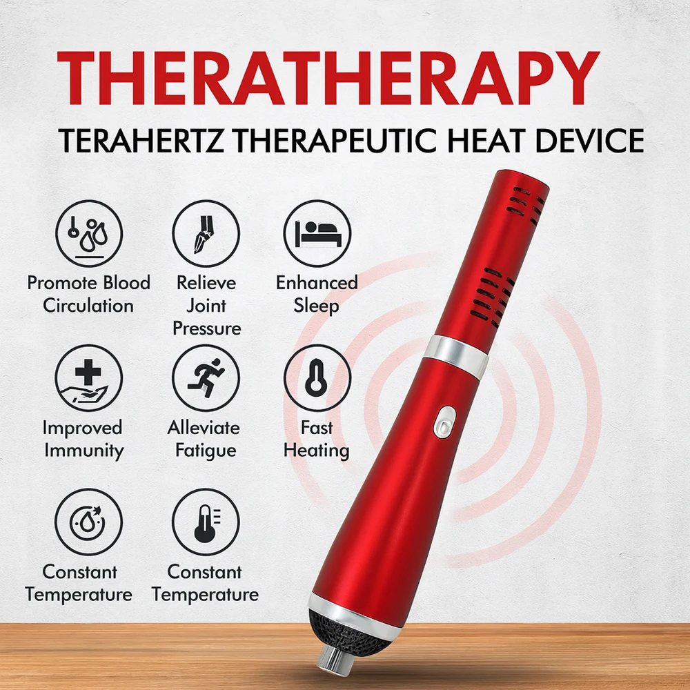 

Terahertz Therapy Heat Device/3-Speed Hot Air Massager/Quantum Physiotherapy Stick/Portable Electric Recovery Tool