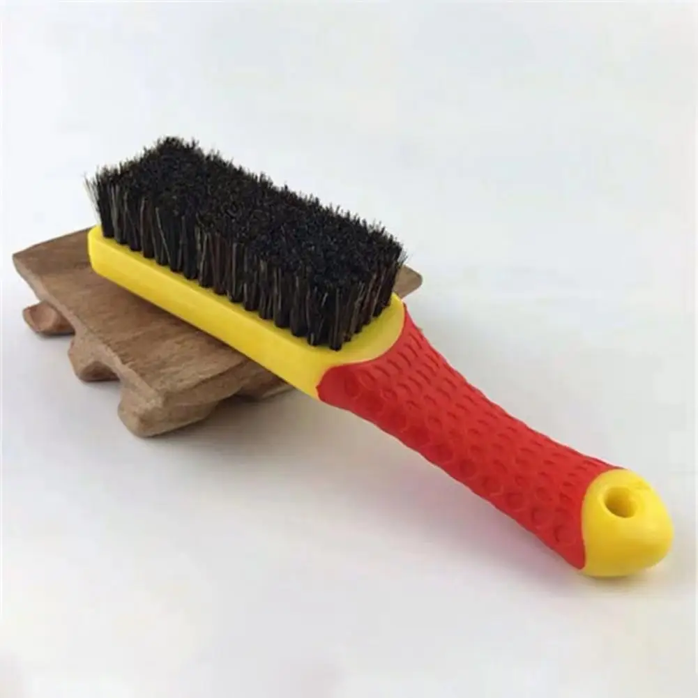 Bristle Brush Deep Cleaning Polishing Comfort Grip Stiff Bristle Scrub Dusting Brush Hand Tool Cleaning Brush Portable for Craft