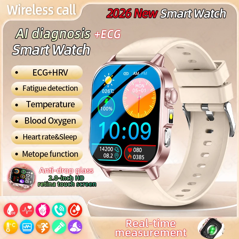 

New LIGE Smart Watch 24H Daily Monitoring ECG Heart Health Analysis Waterproof Man Watch Sports Fitness smartwatch for men women